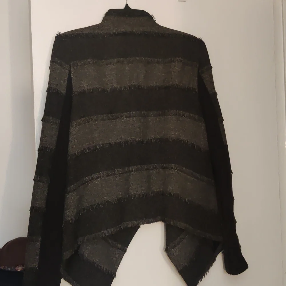 BCBGMaxAzria Aubree open front striped jacket Large - Picture 6 of 8